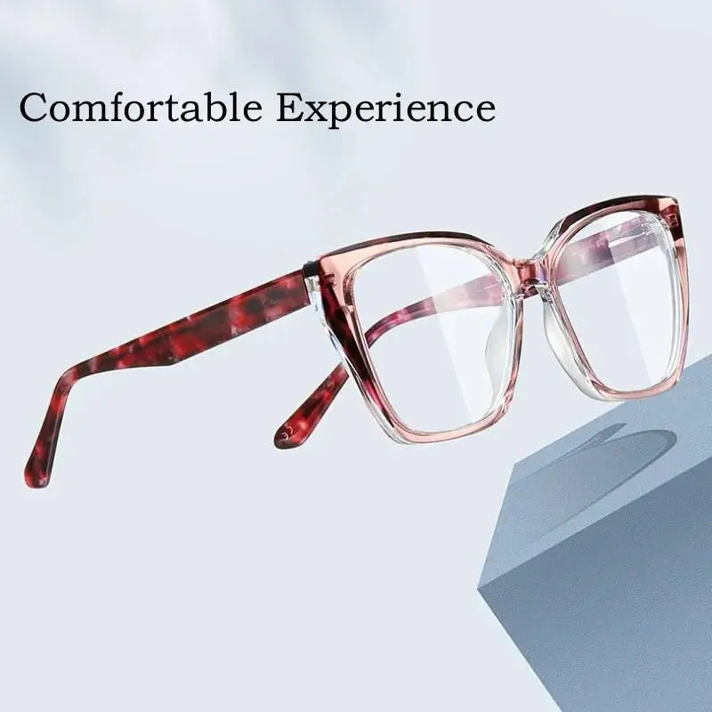 Women's Cat Eye Full Rim Acetate Prescription Glasses 87216 — view 2 | Rx Spectacle