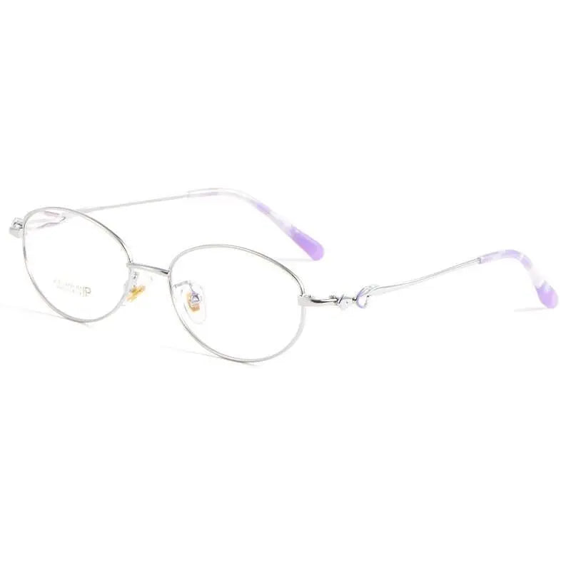 Women's Oval Full Rim Alloy Prescription Glasses 3524X — view 2 | Rx Spectacle