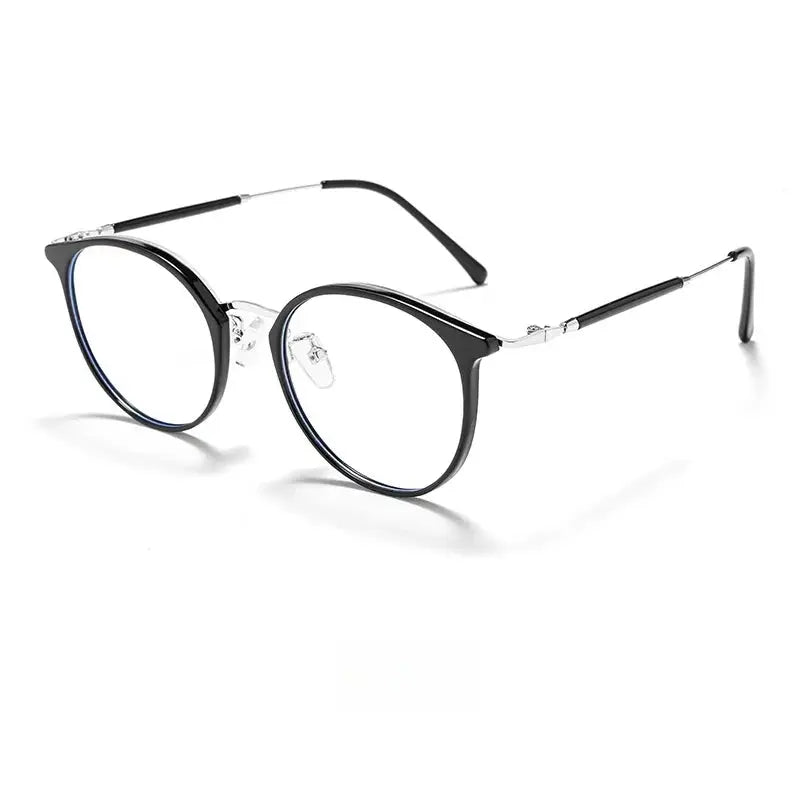 Unisex Round Full Rim TR90 Prescription Glasses 22642 — view 3 | Rx Spectacle