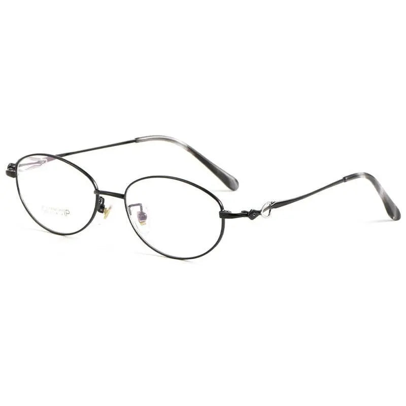 Women's Oval Full Rim Alloy Prescription Glasses 3524X — view 6 | Rx Spectacle