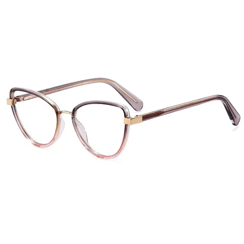 Women's Cat Eye Full Rim TR90 Prescription Glasses 397740 — view 4 | Rx Spectacle