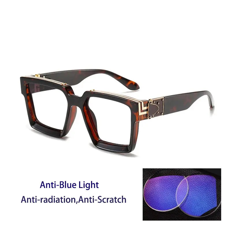 Unisex Browline Full Rim Prescription Glasses 862290 — view 5 | Rx Spectacle