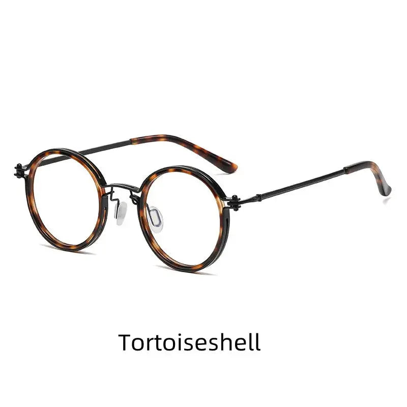 Unisex Round Full Rim Acetate Reading Glasses 10749 — view 7 | Rx Spectacle