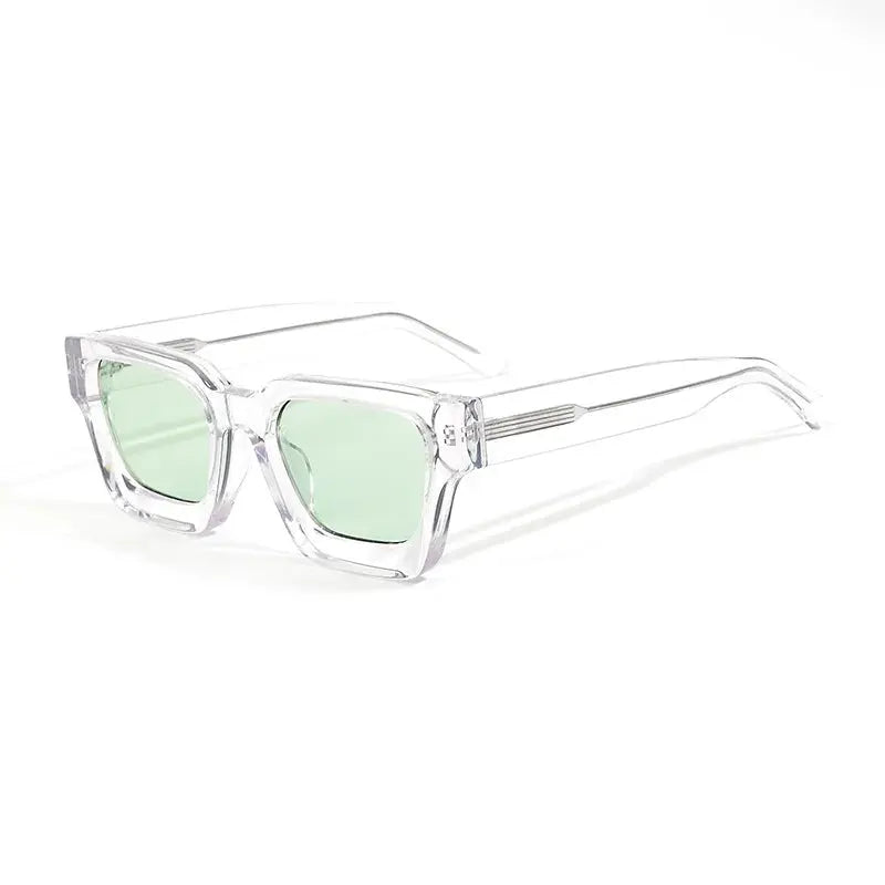 Men's Square Full Rim Acetate Flat Top Prescription Glasses 441439 — view 5 | Rx Spectacle