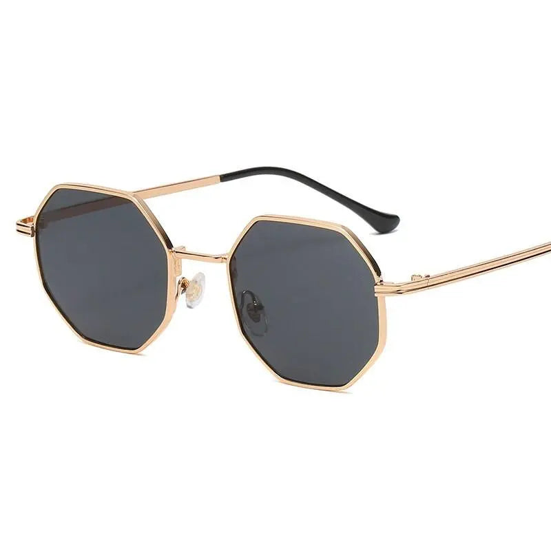 Unisex Polygon Full Rim Alloy Prescription Glasses Db59 — view 6 | Rx Spectacle