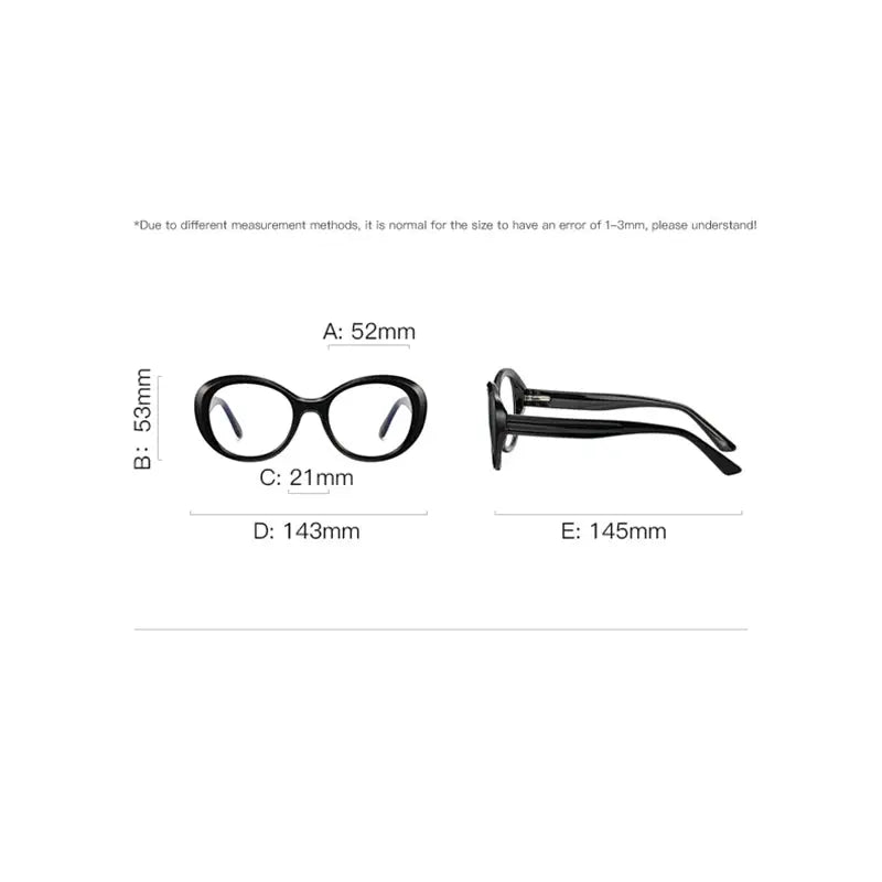 Women's Oval Full Rim TR90 Prescription Glasses J2146 — view 2 | Rx Spectacle