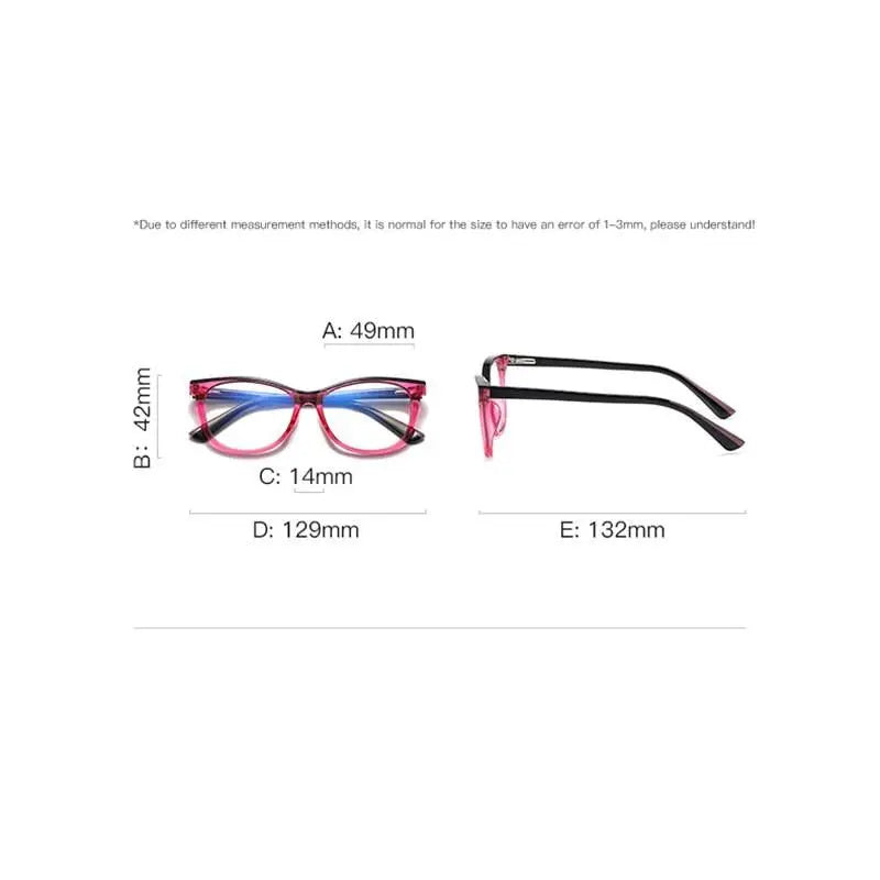 Unisex Square Full Rim TR90 Prescription Glasses 20207 — view 9 | Rx Spectacle