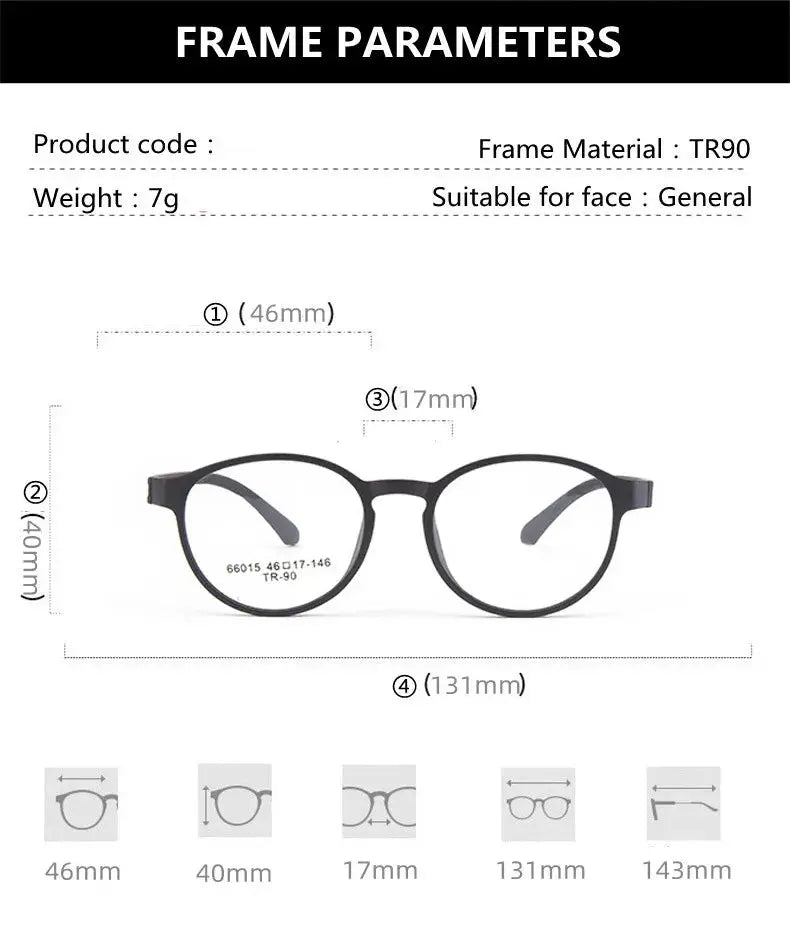 Unisex Oval Full Rim Acetate Reading Glasses 66015 — view 13 | Rx Spectacle