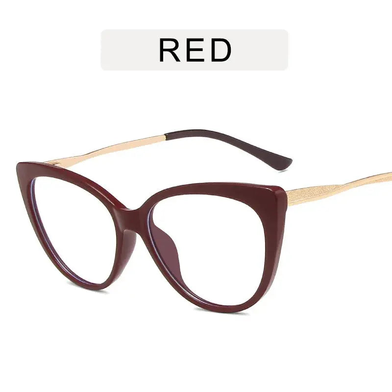 Women's Cat Eye Full Rim TR90 Prescription Glasses 5018 — view 2 | Rx Spectacle
