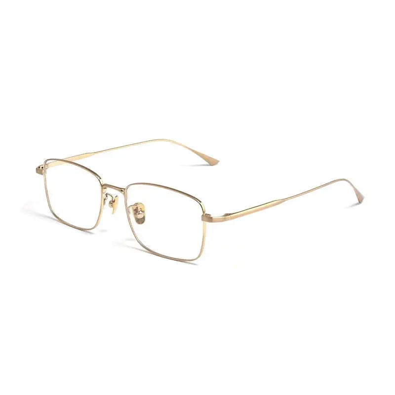 Women's Polygon Full Rim Titanium Prescription Glasses 385218 — view 4 | Rx Spectacle