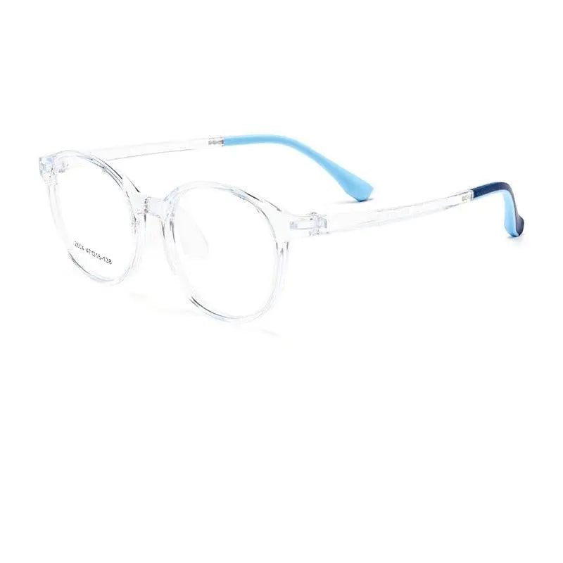 Unisex Round Full Rim TR90 Prescription Glasses 2604et — view 6 | Rx Spectacle