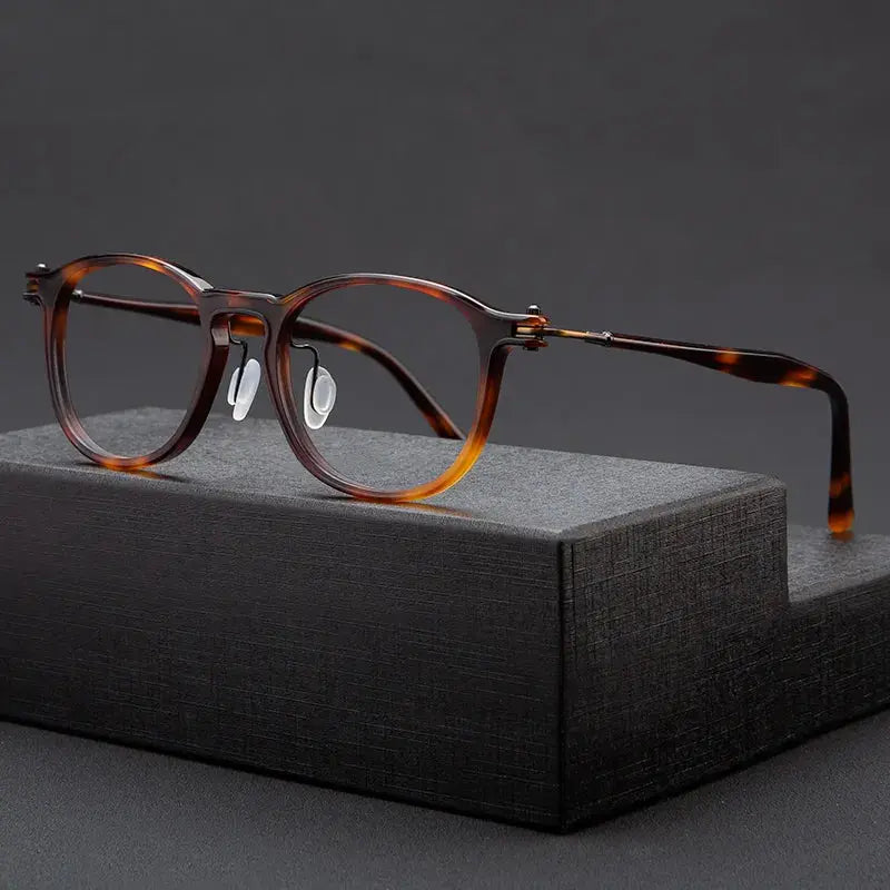 Unisex Square Full Rim Acetate Prescription Glasses 0265585 — view 1 | Rx Spectacle