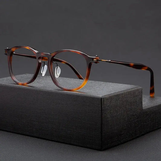 Unisex Square Full Rim Acetate Prescription Glasses 0265585 — view 1 | Rx Spectacle