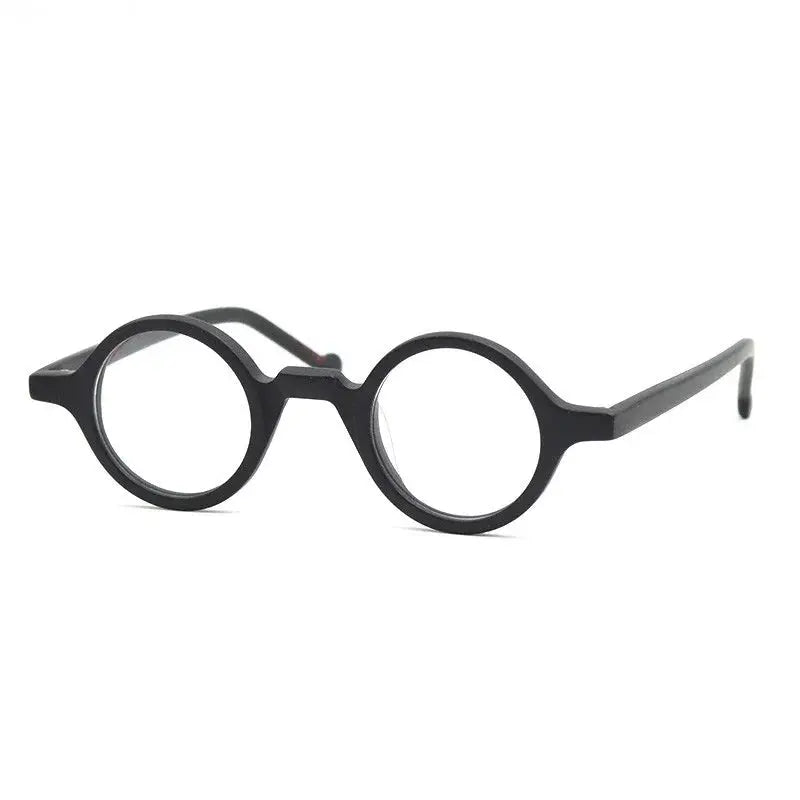 Unisex Round Full Rim Acetate Prescription Glasses A916 — view 3 | Rx Spectacle