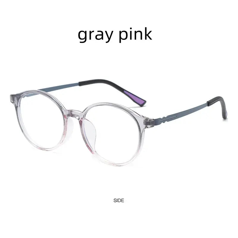 Unisex Round Full Rim Titanium Prescription Glasses 241172 — view 4 | Rx Spectacle