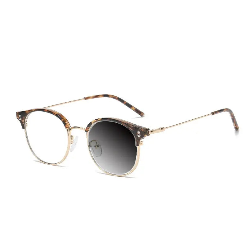Men's Browline Full Rim Alloy Reading Glasses 22001 — view 8 | Rx Spectacle