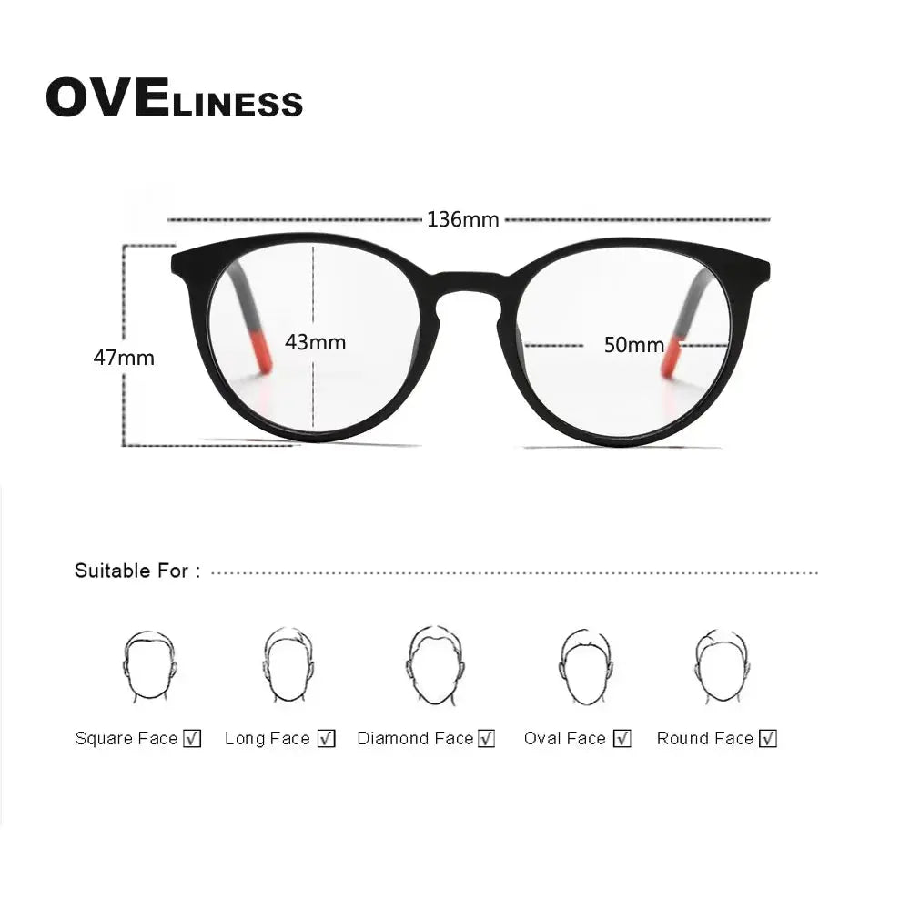 Women's Round Full Rim Titanium Prescription Glasses 927251 — view 2 | Rx Spectacle