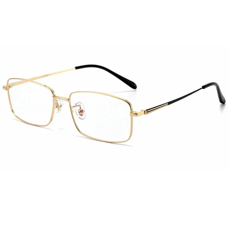 Women's Square Full Rim Alloy Prescription Glasses 99108 — view 4 | Rx Spectacle