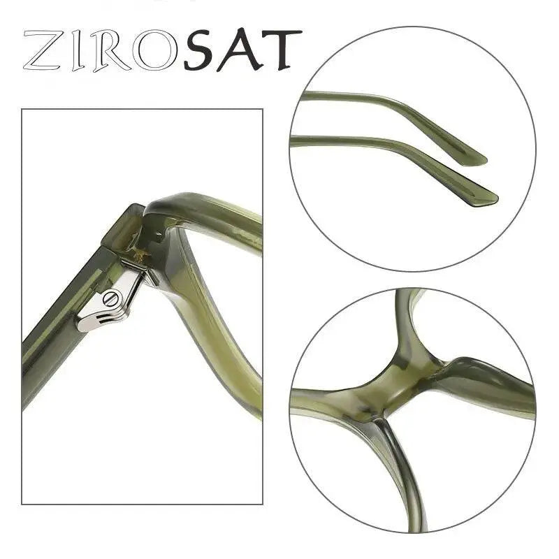 Men's Square Full Rim Titanium Prescription Glasses Bc907 — view 3 | Rx Spectacle