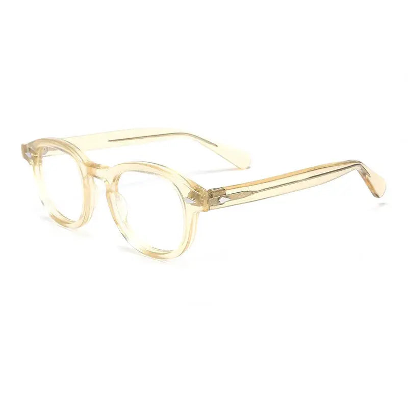 Unisex Oval Full Rim Acetate Prescription Glasses 80122 — view 10 | Rx Spectacle