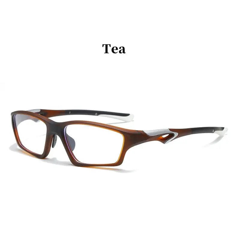 Unisex Rectangular Full Rim TR90 Sports Glasses 81278 — view 9 | Rx Spectacle