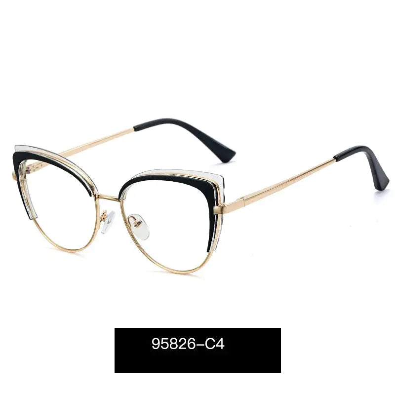 Women's Cat Eye Full Rim TR90 Prescription Glasses 695826 — view 5 | Rx Spectacle