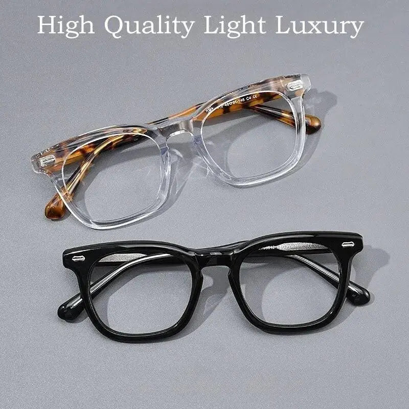 Unisex Square Full Rim Acetate Prescription Glasses Kbt98612 — view 2 | Rx Spectacle