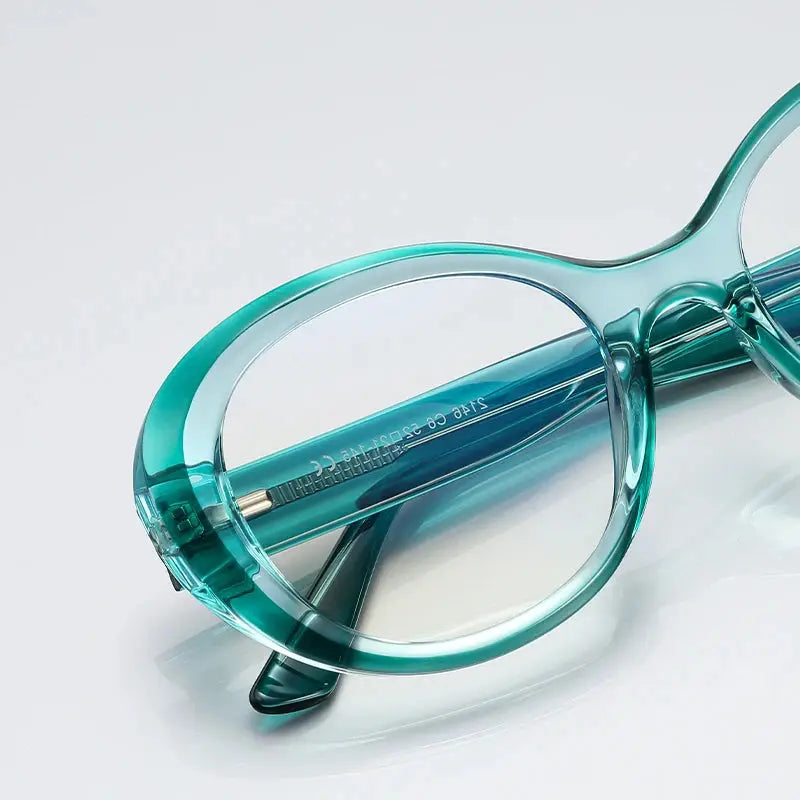 Women's Oval Full Rim TR90 Prescription Glasses J2146 — view 5 | Rx Spectacle