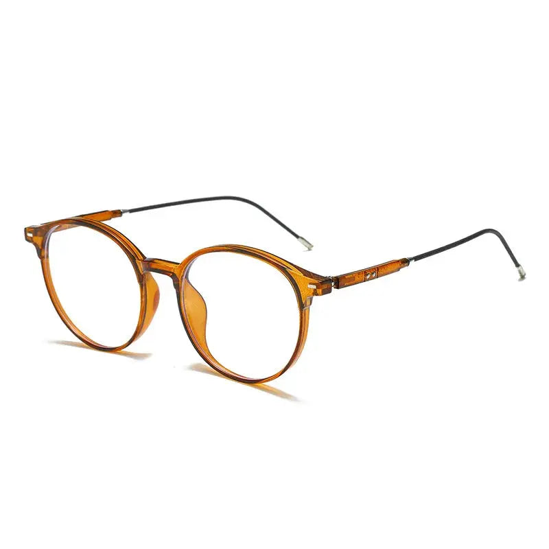 Unisex Round Full Rim TR90 Prescription Glasses Y8123 — view 5 | Rx Spectacle