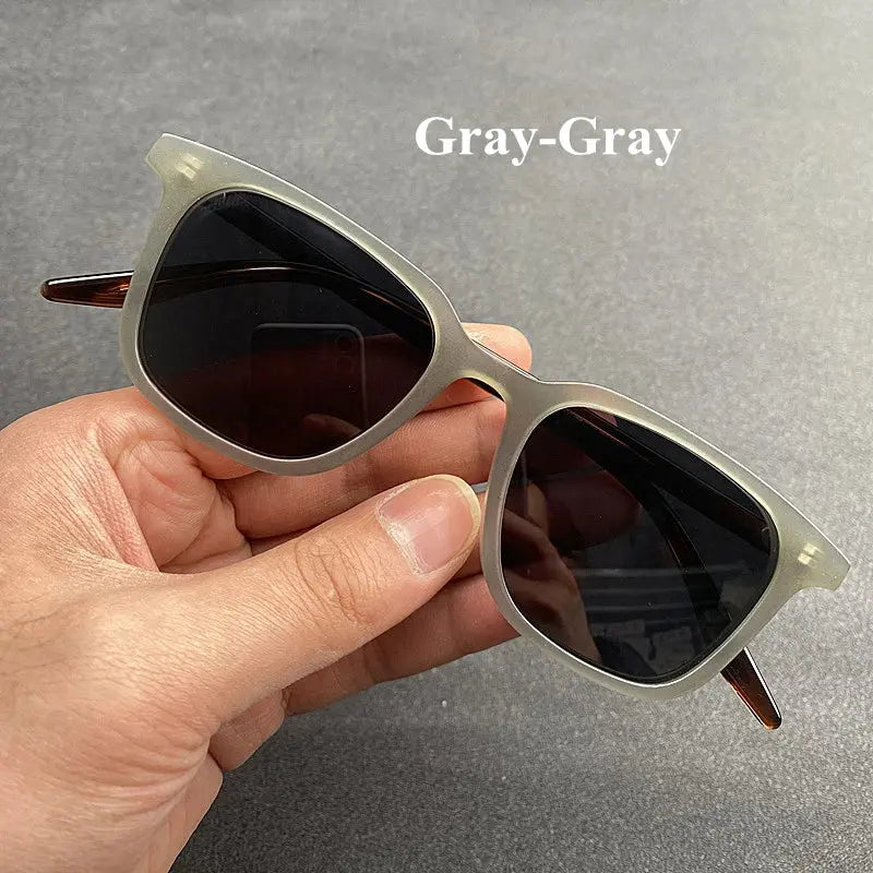 Men's Square Full Rim Acetate Prescription Glasses 9020 — view 5 | Rx Spectacle
