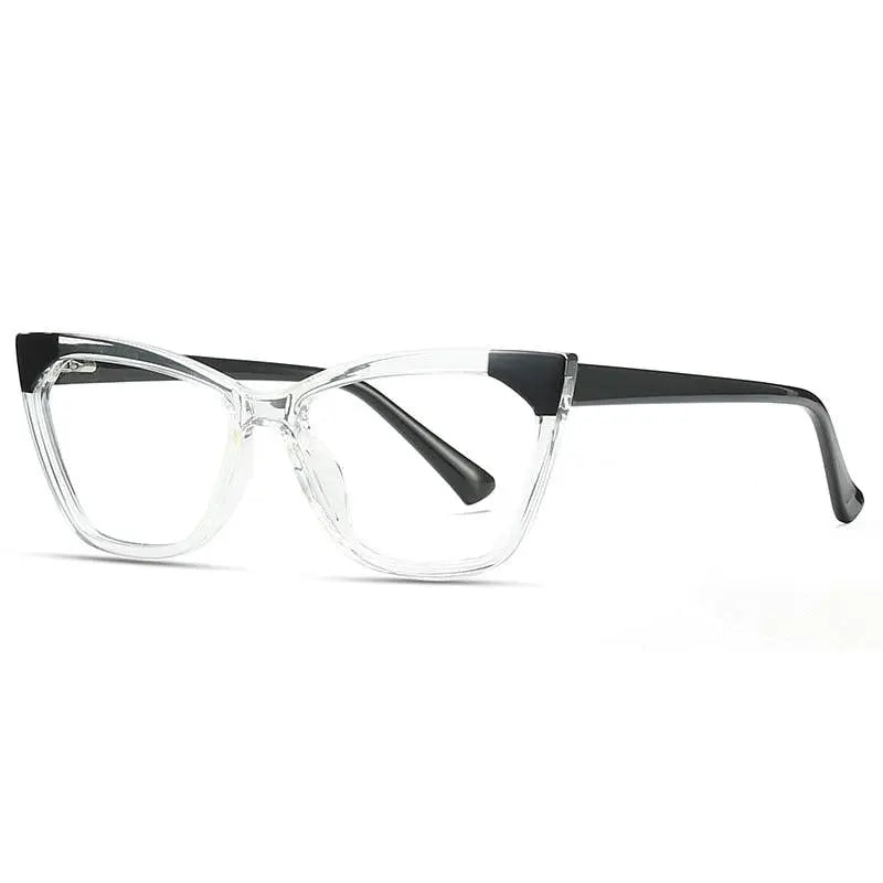 Women's Cat Eye Full Rim Titanium Prescription Glasses 2040 — view 8 | Rx Spectacle