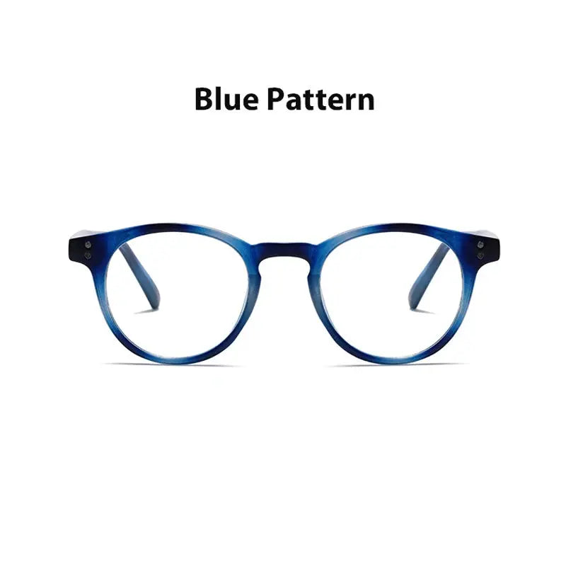 Unisex Round Full Rim Acetate Reading Glasses 3313 — view 9 | Rx Spectacle