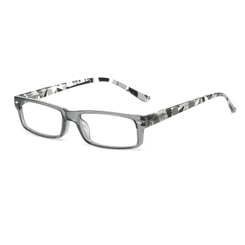Women's Square Full Rim Alloy Reading Glasses 525004 — view 7 | Rx Spectacle