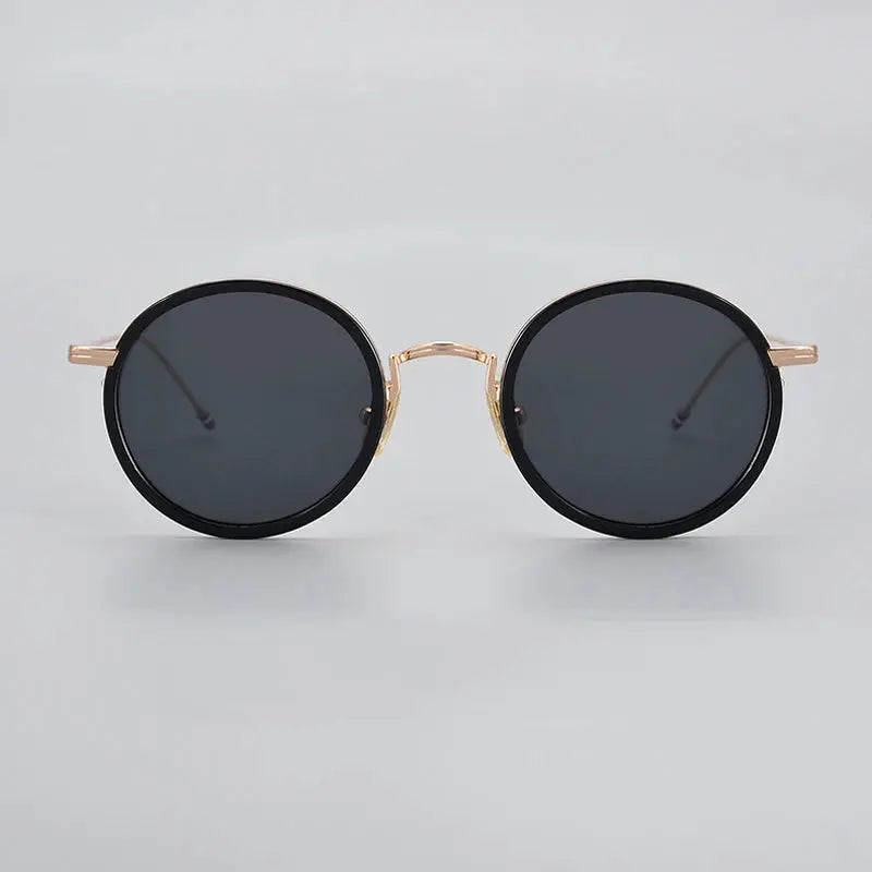 Men's Round Full Rim Alloy Prescription Glasses X906 — view 3 | Rx Spectacle