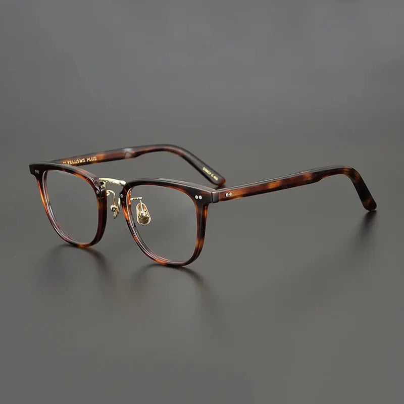 Unisex Square Full Rim Acetate Prescription Glasses C432 — view 3 | Rx Spectacle