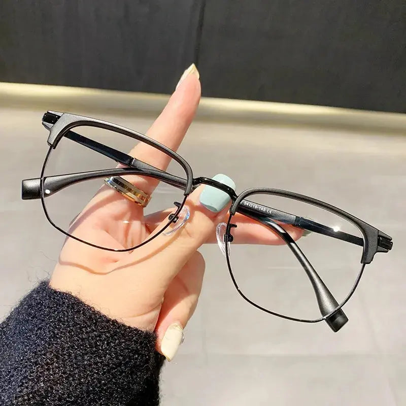 Unisex Square Full Rim TR90 Prescription Glasses 48018 — view 9 | Rx Spectacle