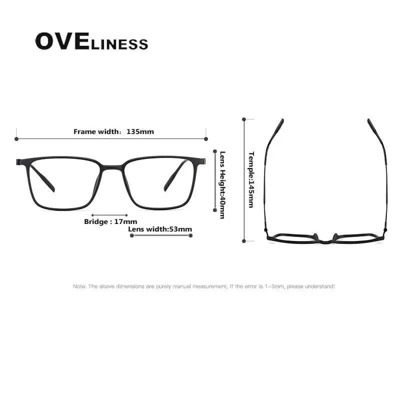 Women's Square Full Rim Titanium Prescription Glasses 28674 — view 2 | Rx Spectacle