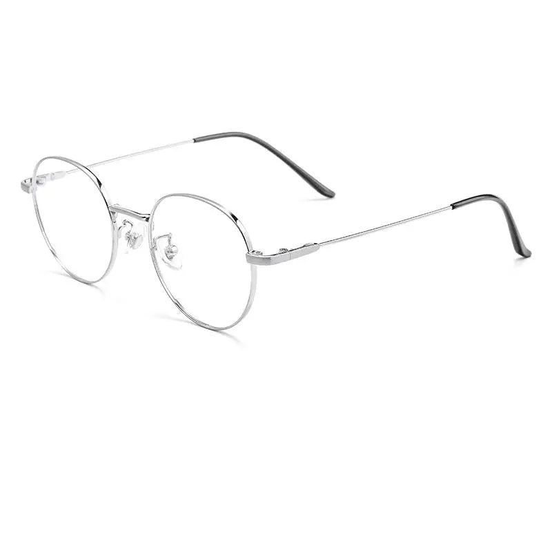 Women's Oval Full Rim Titanium Prescription Glasses 360381 — view 3 | Rx Spectacle