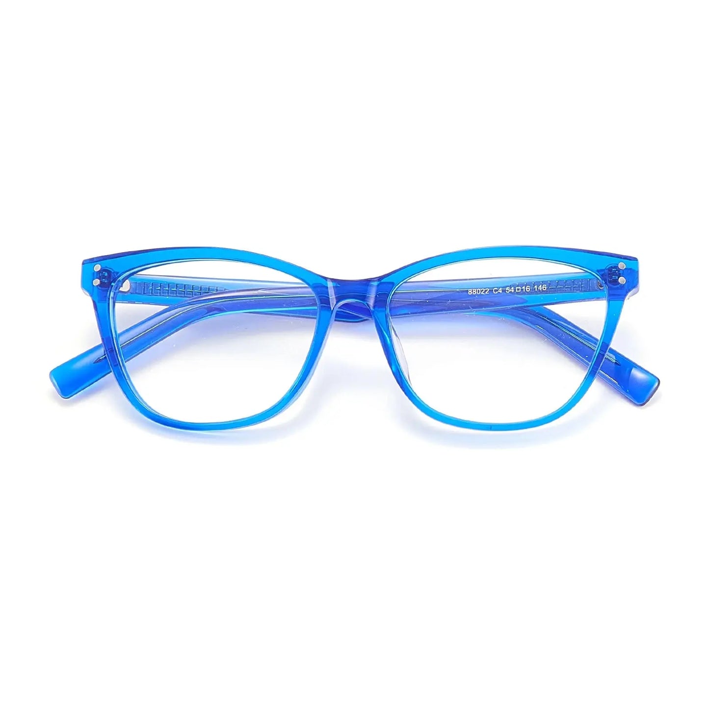 Women's Cat Eye Full Rim Acetate Prescription Glasses 88022 — view 6 | Rx Spectacle