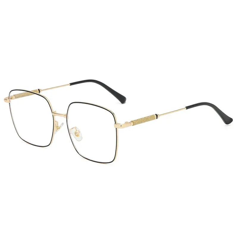 Men's Square Full Rim Alloy Reading Glasses 8960 — view 7 | Rx Spectacle