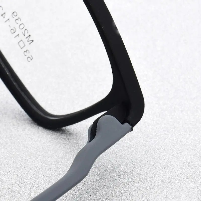 Unisex Square Full Rim Ultem Prescription Glasses M2039 — view 8 | Rx Spectacle