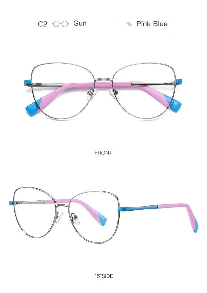 Women's Cat Eye Full Rim Prescription Glasses 3019 — view 16 | Rx Spectacle