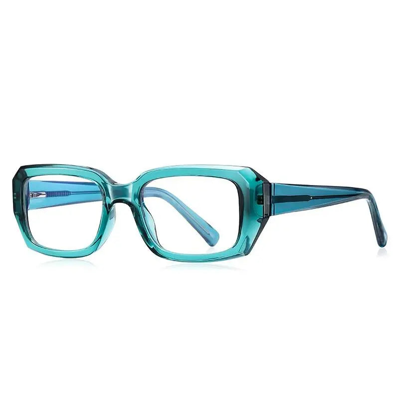 Unisex Square Full Rim Acetate Prescription Glasses 2154 — view 5 | Rx Spectacle