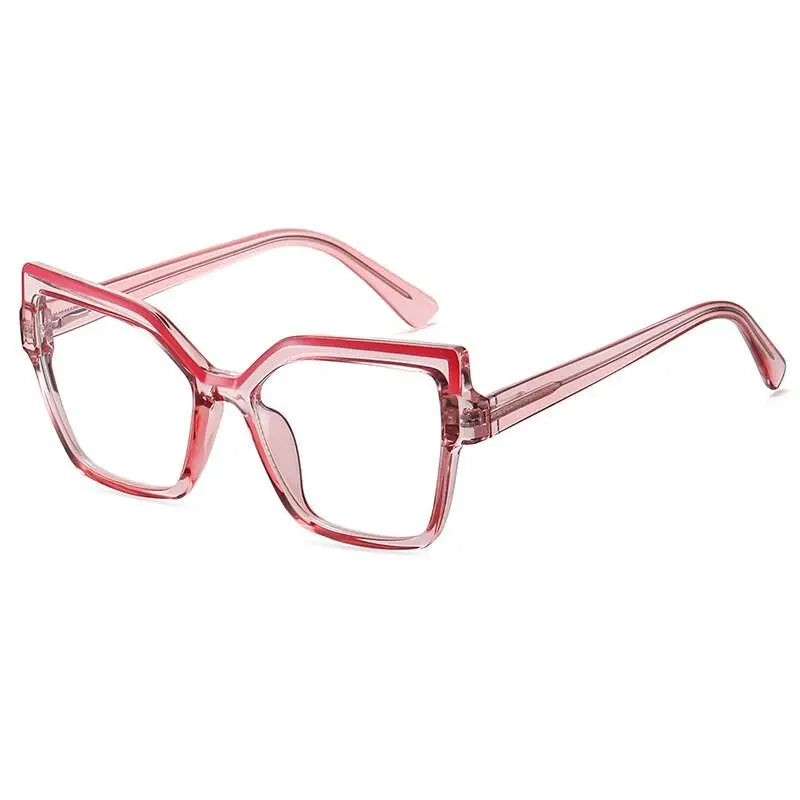 Women's Cat Eye Full Rim Alloy Prescription Glasses 95977 — view 9 | Rx Spectacle