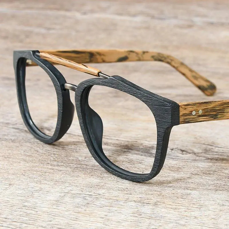 Men's Square Full Rim Alloy Double Bridge Prescription Glasses Ft0369 — view 7 | Rx Spectacle