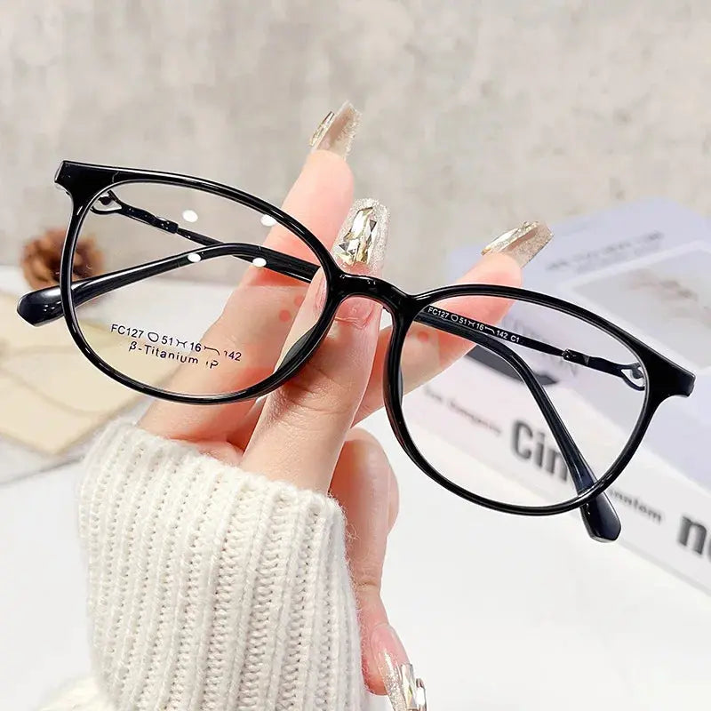 Women's Oval Full Rim TR90 Prescription Glasses 942127 — view 3 | Rx Spectacle