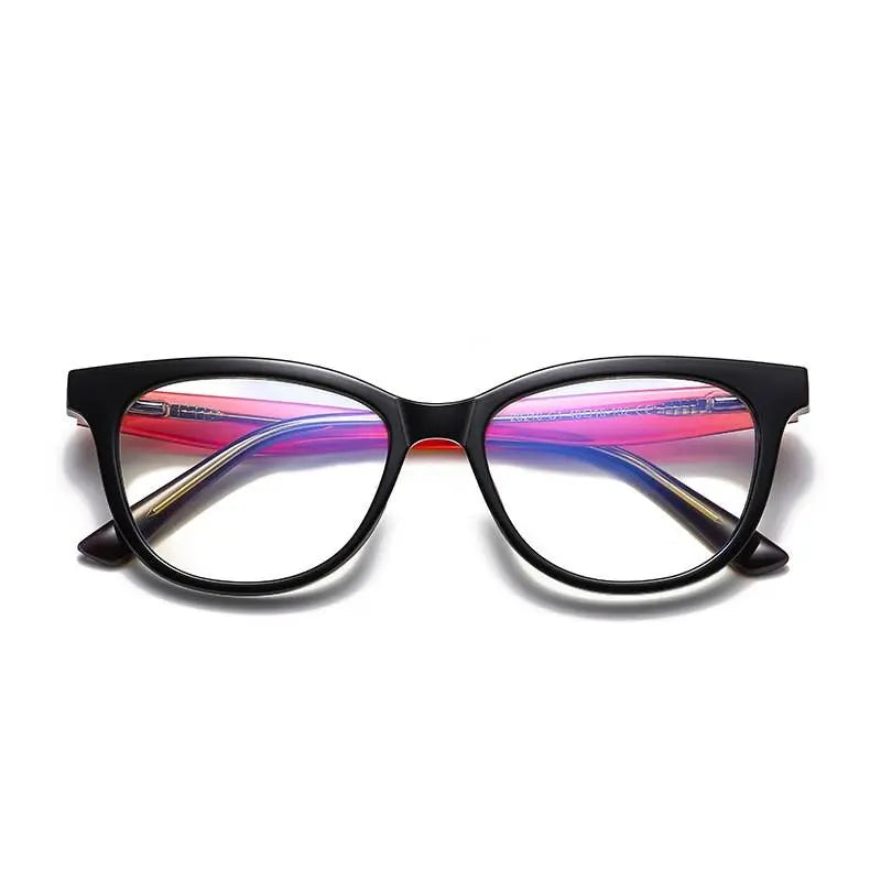 Women's Square Full Rim Titanium Prescription Glasses 20210 — view 8 | Rx Spectacle