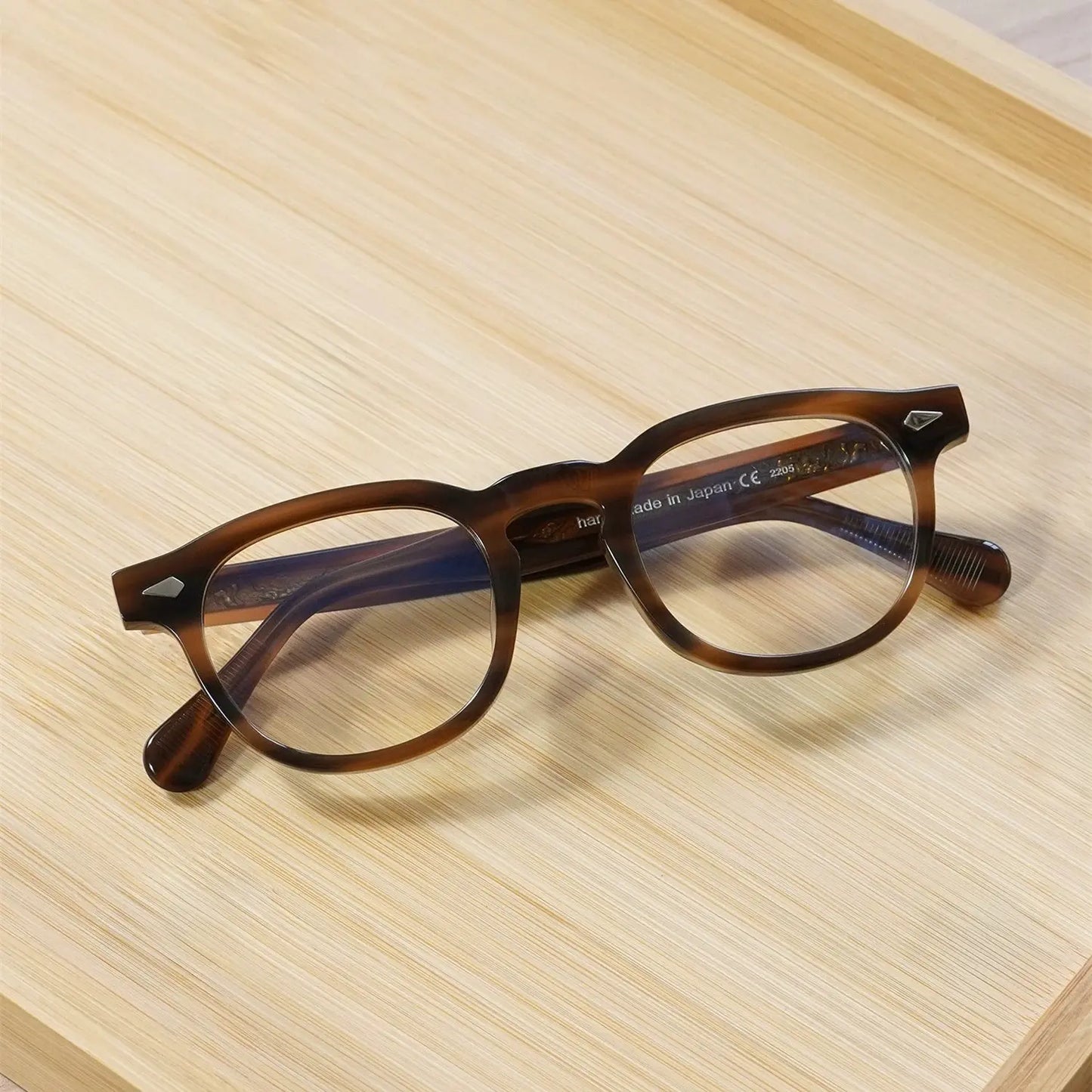Unisex Round Full Rim Acetate Prescription Glasses 602504 — view 1 | Rx Spectacle