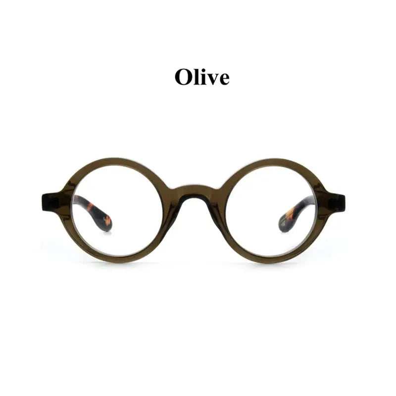 Round Full Rim Acetate Prescription Glasses 424221 — view 7 | Rx Spectacle