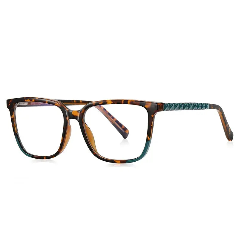 Women's Square Full Rim TR90 Prescription Glasses 21355 — view 3 | Rx Spectacle